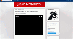 Desktop Screenshot of 3badmonkeys.com