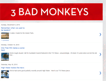 Tablet Screenshot of 3badmonkeys.com